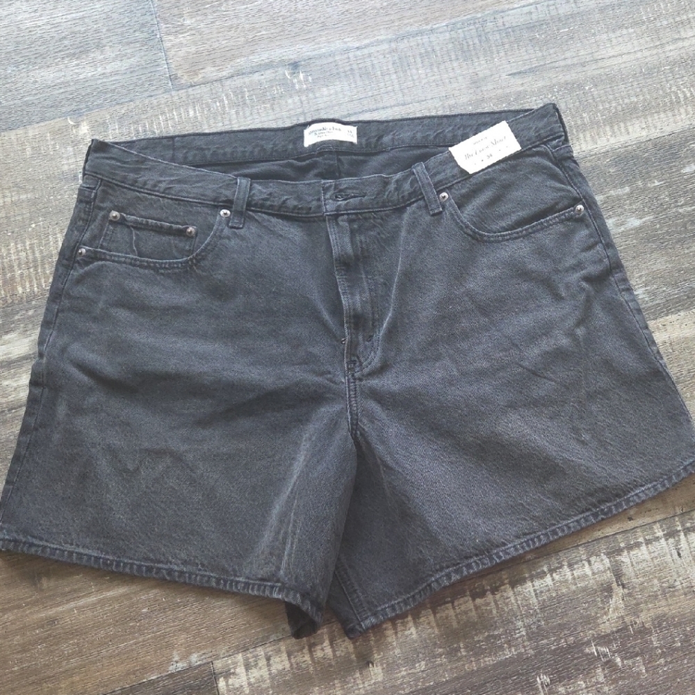 Abercrombie & Fitch Dark Gray Jean Shorts